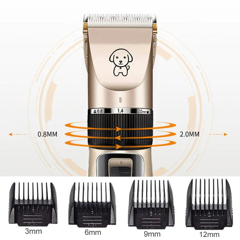 Dog Hair Clippers Trimmer Set
