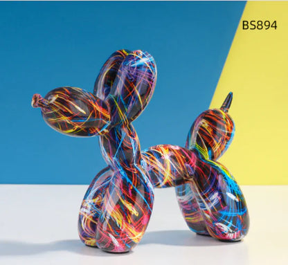 Nordic Resin Balloon Dog Statue